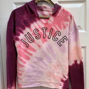 Justice Tye-dye hoodie